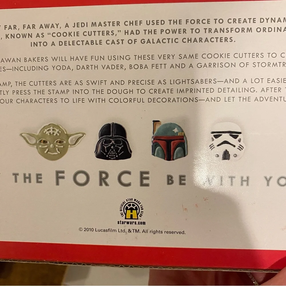 Williams Sonoma Star Wars Character Cookie Cutters